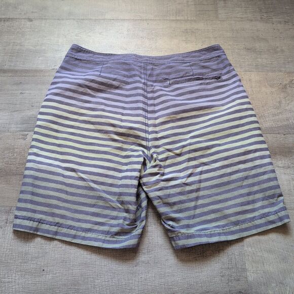Tommy Bahama Boardshorts Swimsuit MENS 34 Shorts Light Blue Stripes - Picture 5 of 9